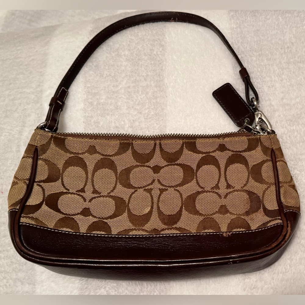 Coach Signature Canvas Small Purse – Brown/Tan